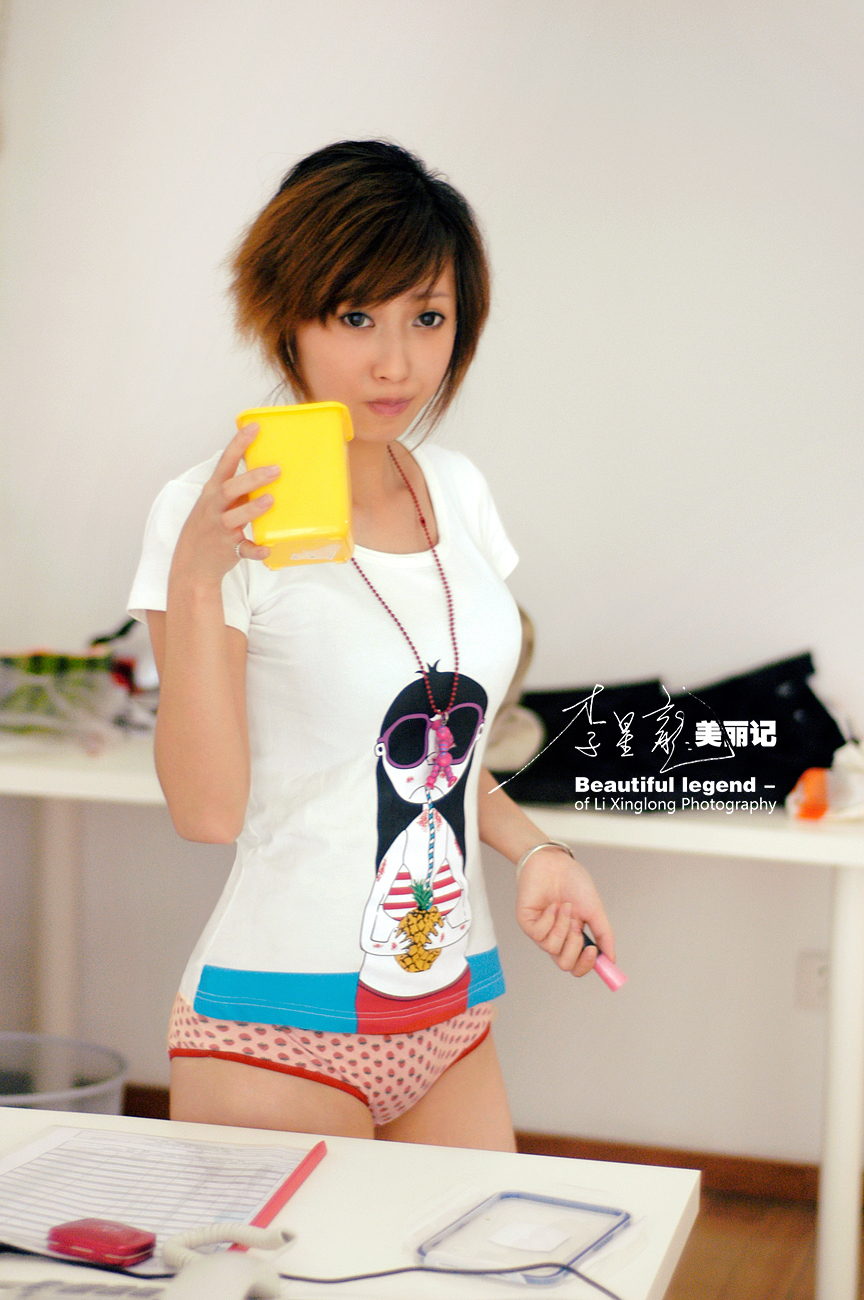 July 15, 2008 Li Xinglong Photography - beautiful story - Scorpio girl's green memory makeup artist 19 years old